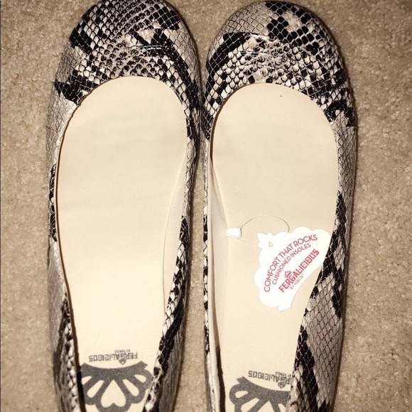 Women’s Python Print Flats - Picture 2 of 4
